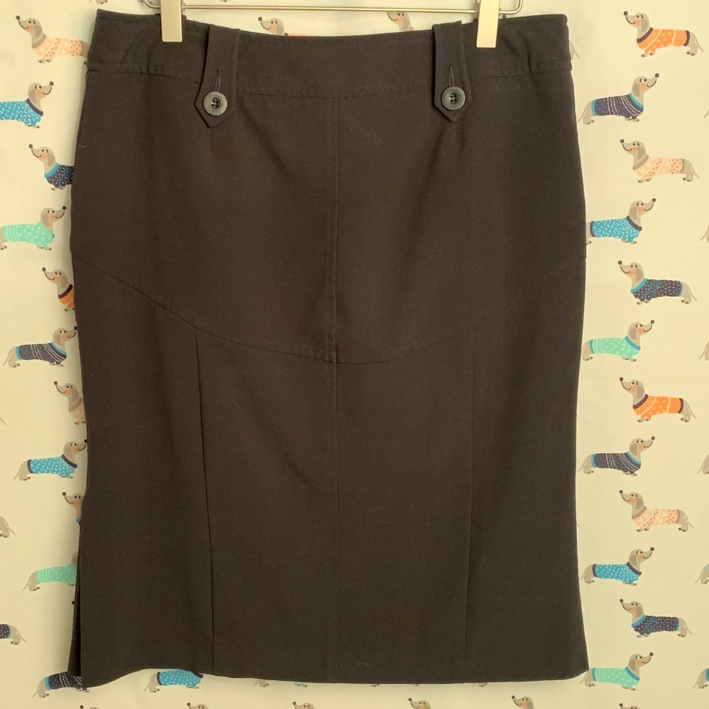 Bisou Bisou black pencil skirt